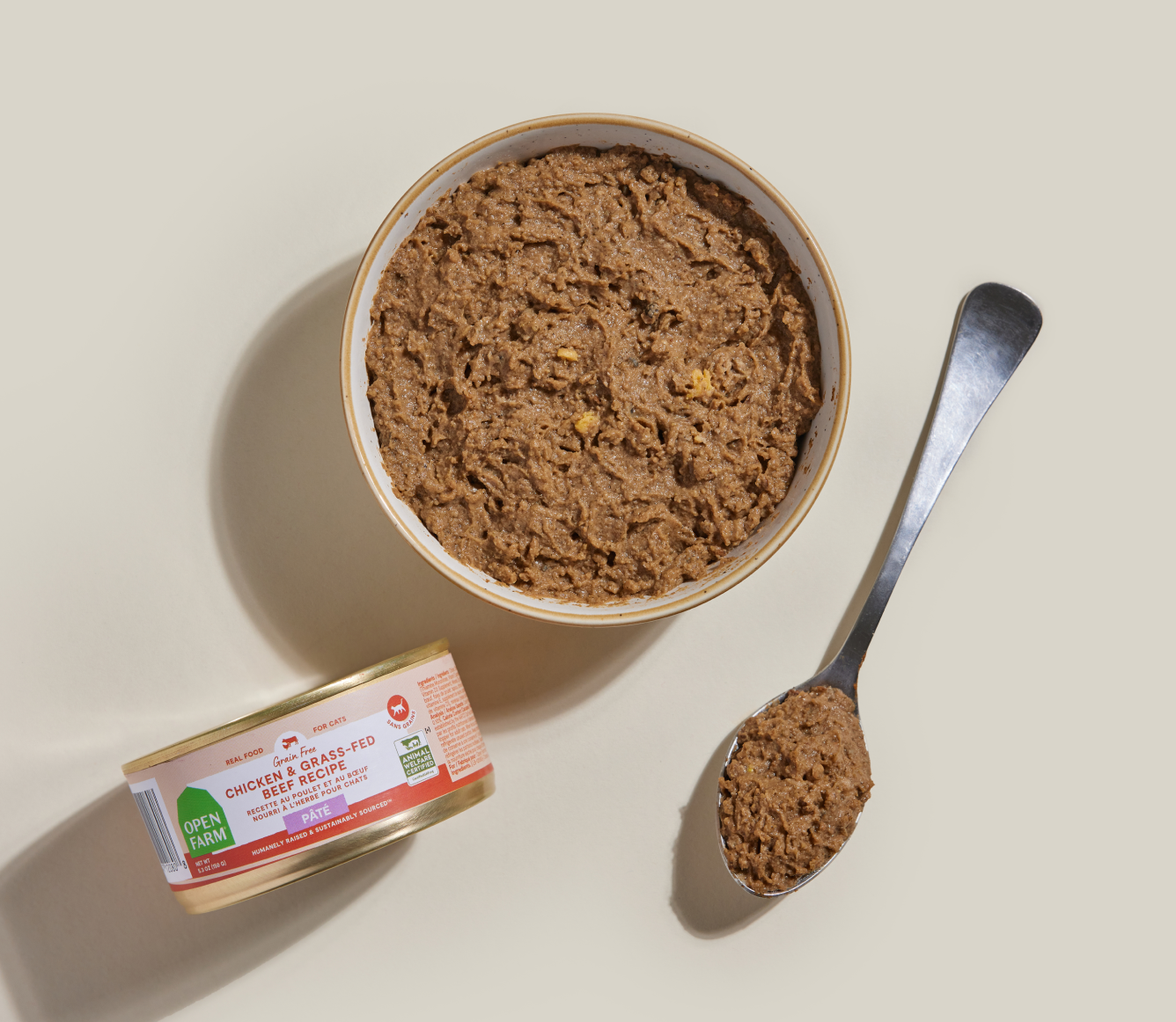 Open Farm Chicken & Grass-Fed Beef Pate for Cats
