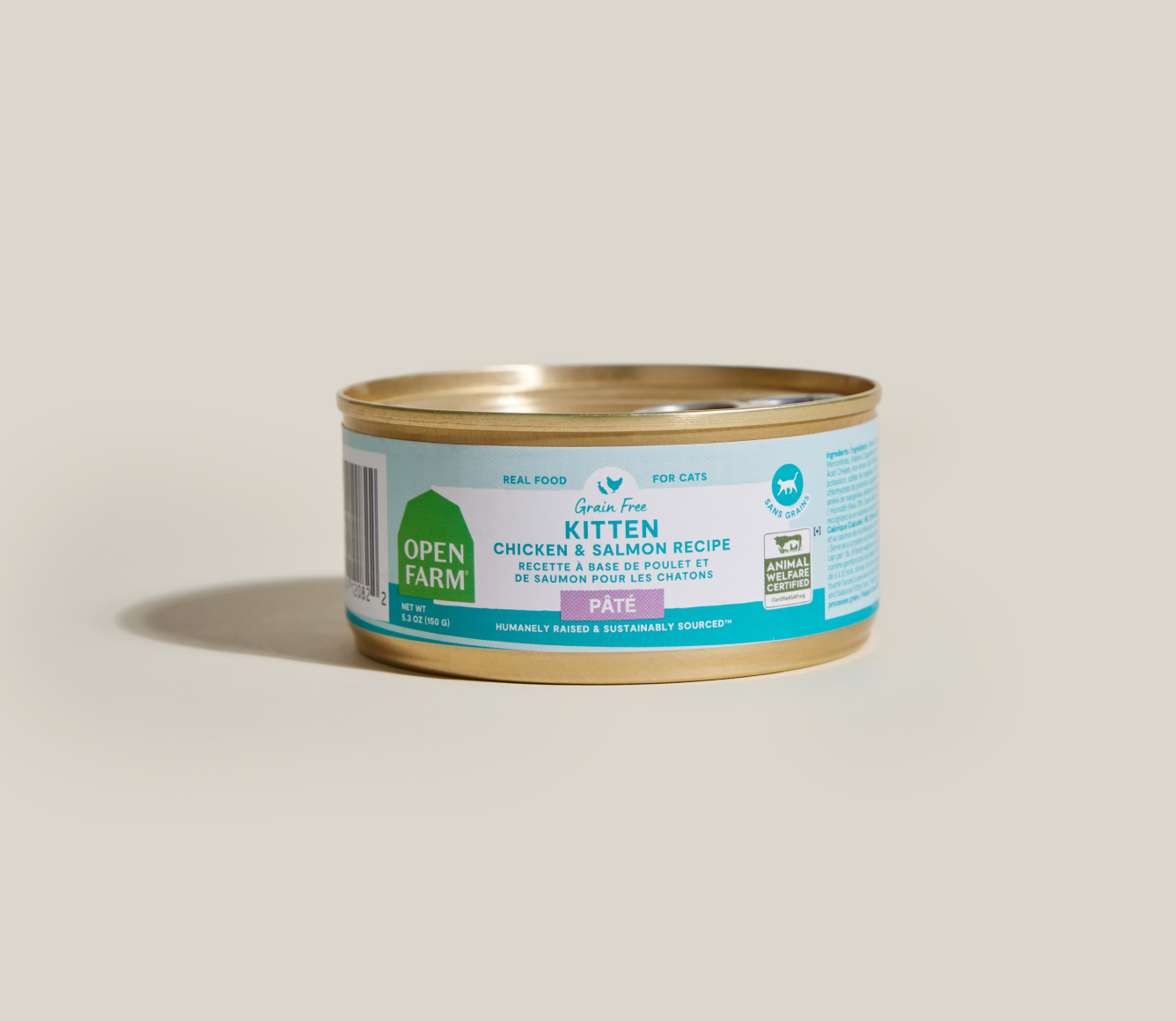 Open Farm Kitten Chicken & Salmon Pate for Cats