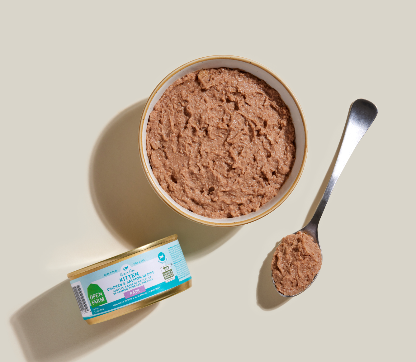Open Farm Kitten Chicken & Salmon Pate for Cats