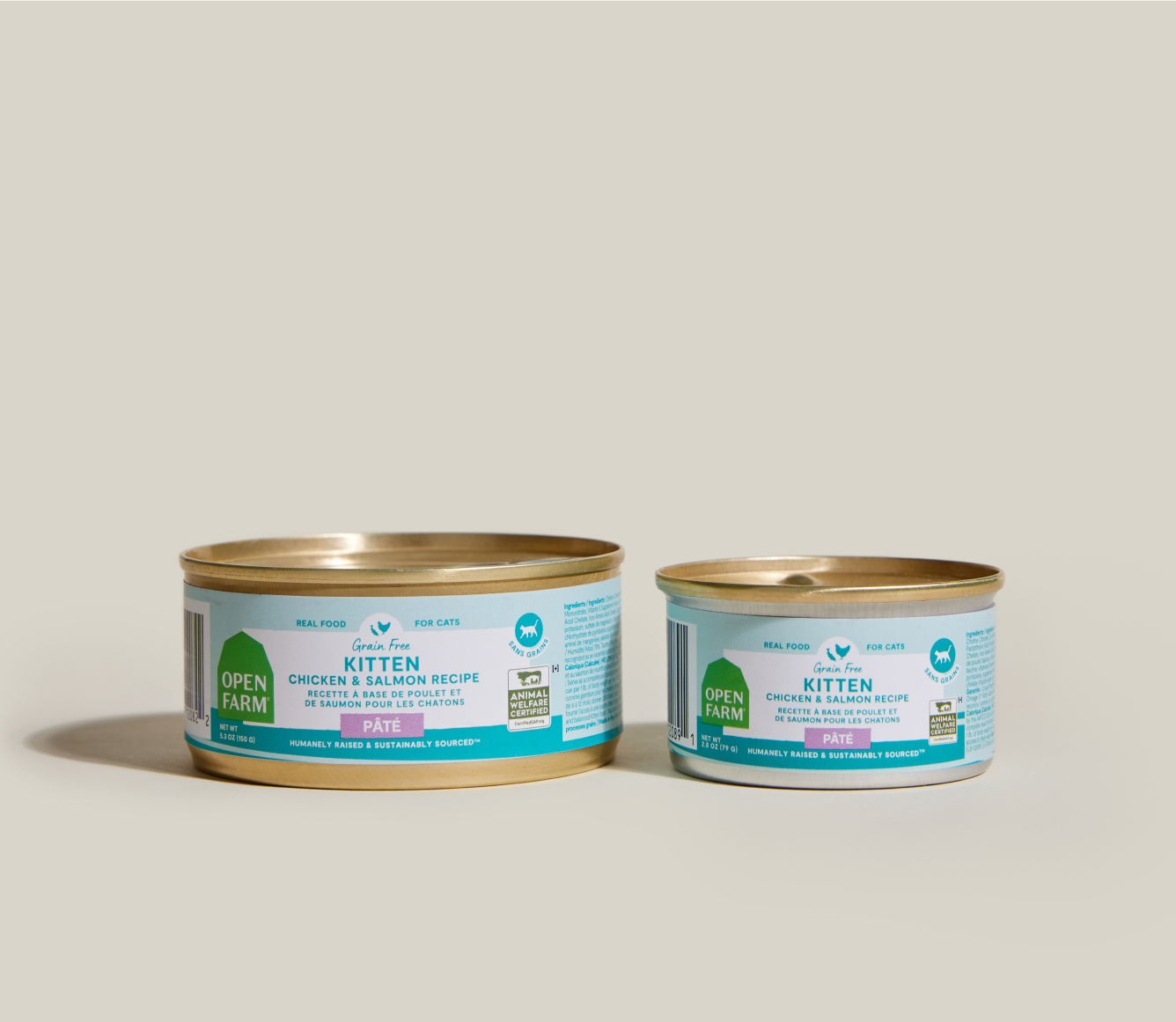 Open Farm Kitten Chicken & Salmon Pate for Cats