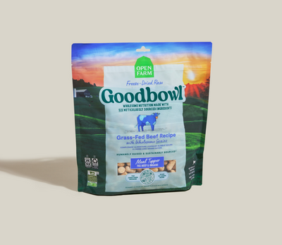 Open Farm Goodbowl Grass-Fed Beef Freeze Dried Raw Morsels for Dogs