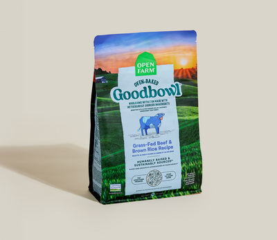 Open Farm Goodbowl Grass-Fed Beef & Brown Rice Dog Kibble