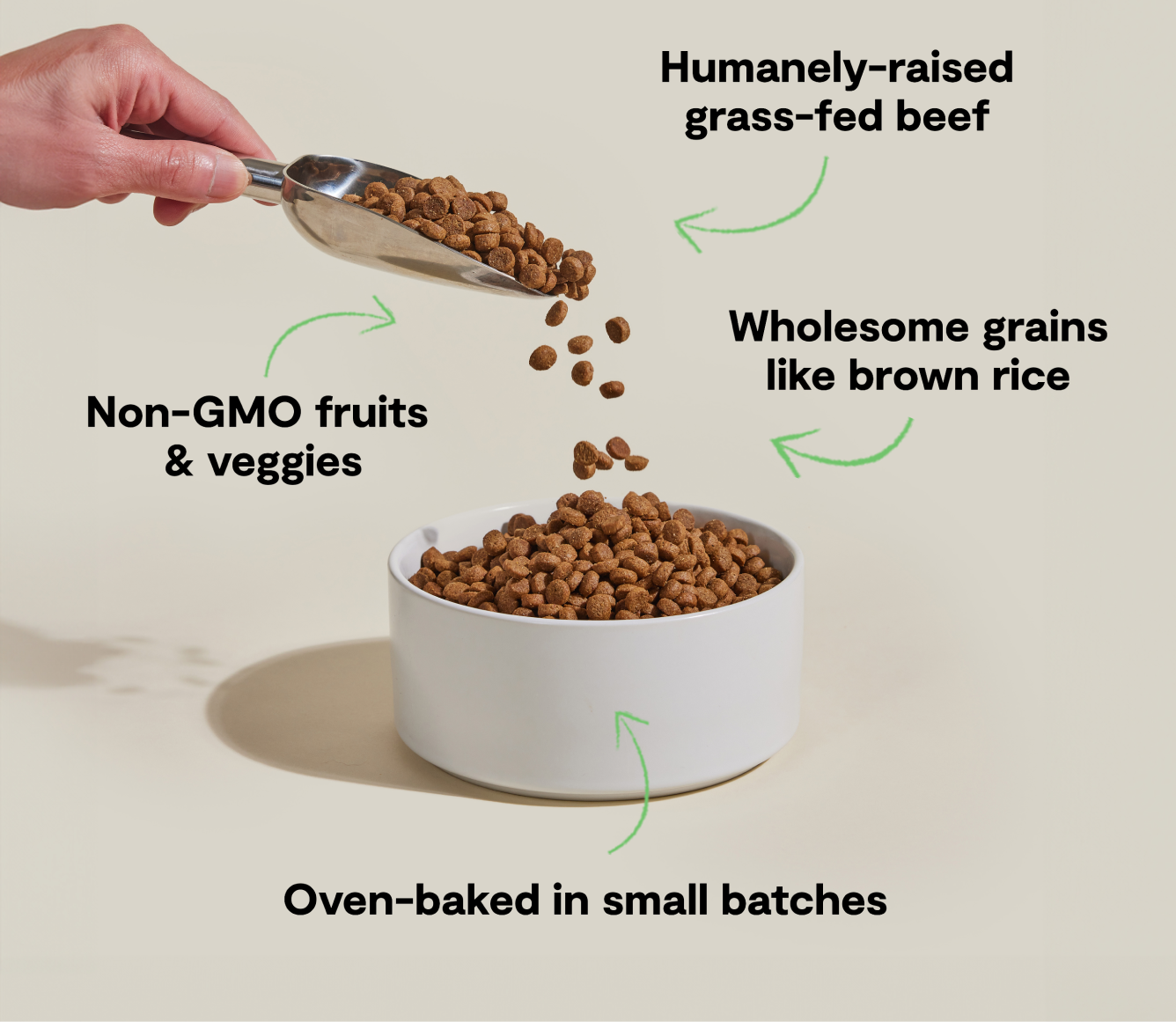 Open Farm Goodbowl Grass-Fed Beef & Brown Rice Dog Kibble