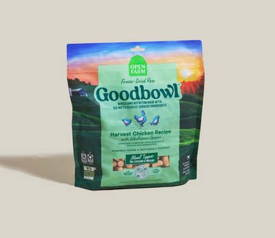 Open Farm Goodbowl Harvest Chicken Freeze Dried Raw Morsels for Dogs