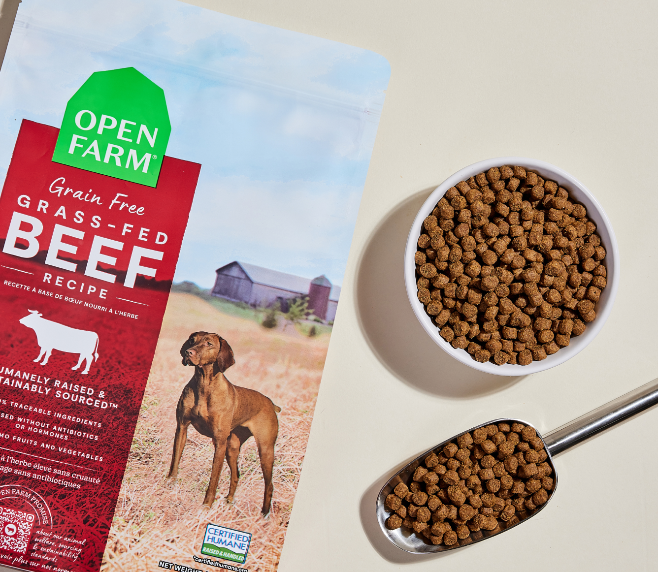 Open Farm Grass-Fed Beef Grain-Free Dog Kibble