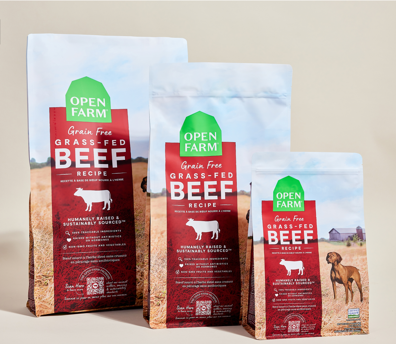 Open Farm Grass-Fed Beef Grain-Free Dog Kibble