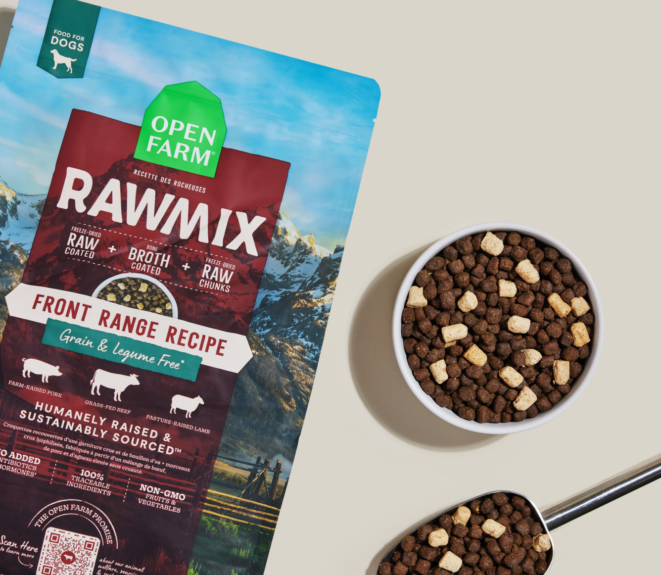 Open Farm RawMix Front Range Grain-Free Dog Kibble
