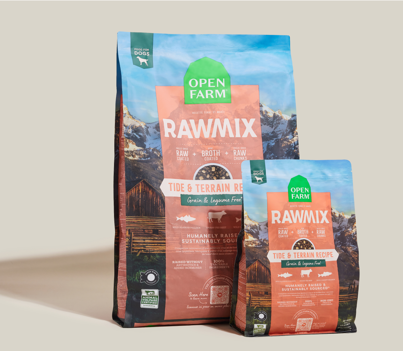 Open Farm RawMix Tide & Terrain Grain-Free Dog Kibble