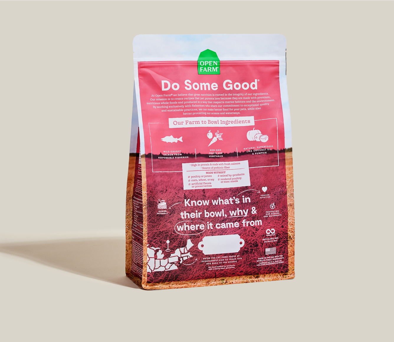 Open Farm Pet Wild-Caught Salmon Grain-Free Dog Kibble