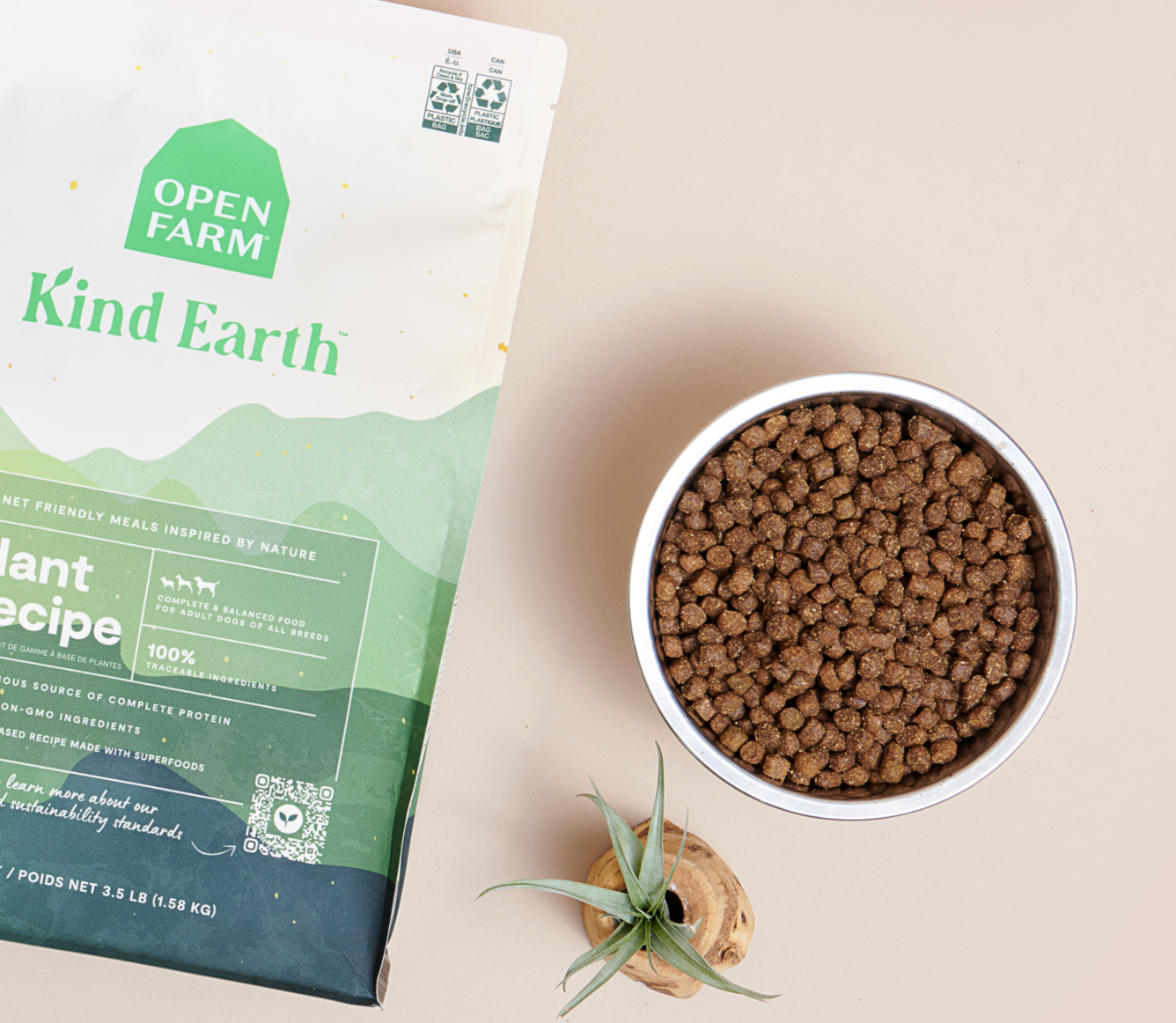 Open Farm Kind Earth Plant-Based Dog Kibble