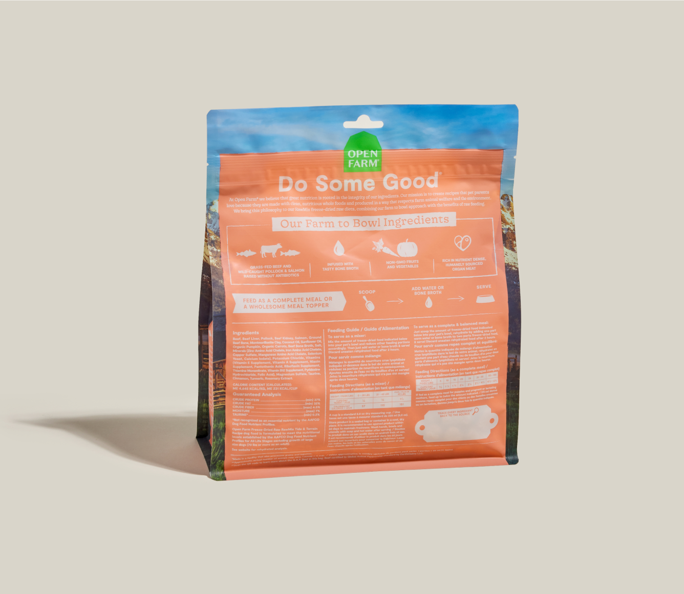 Open Farm RawMix Tide & Terrain Freeze Dried Raw Morsels for Dogs