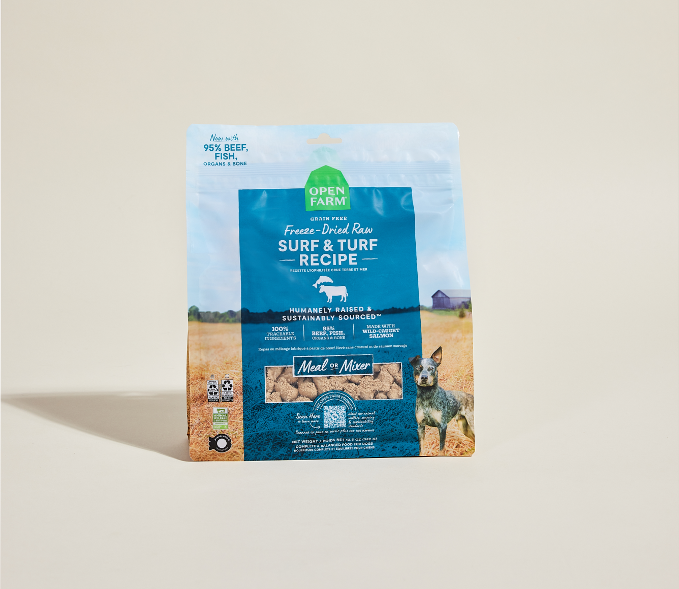 Open Farm Pet Surf & Turf Freeze Dried Raw Morsels for Dogs