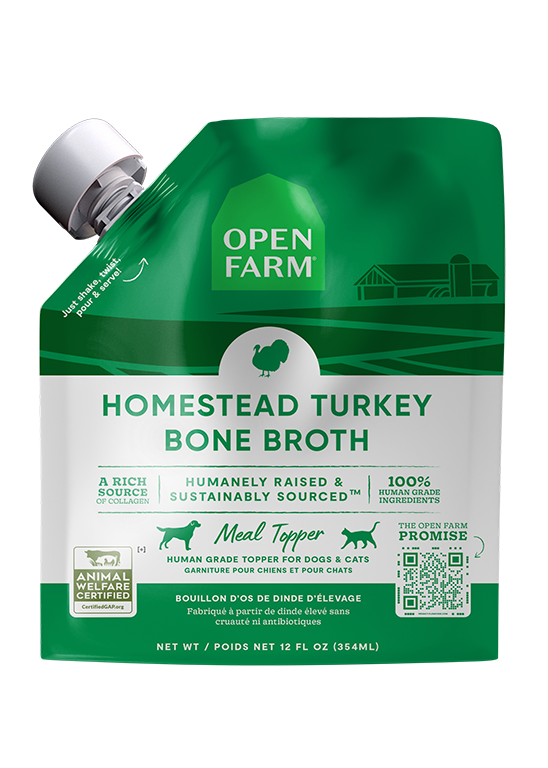 Open Farm Homestead Turkey Bone Broth For Cats