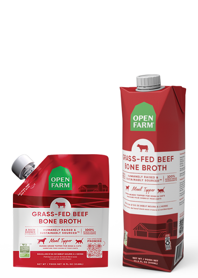 Open Farm Grass-Fed Beef Bone Broth For Cats