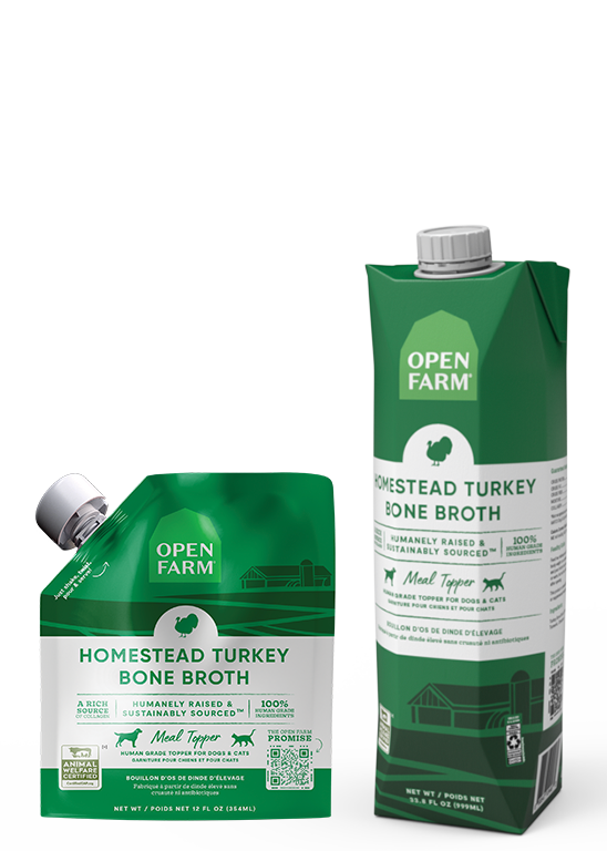 Open Farm Homestead Turkey Bone Broth For Cats