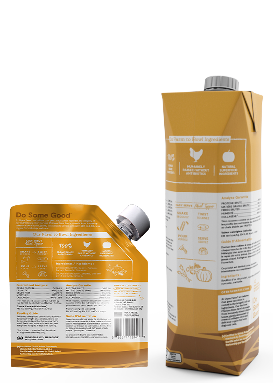 Open Farm Harvest Chicken Bone Broth For Dogs