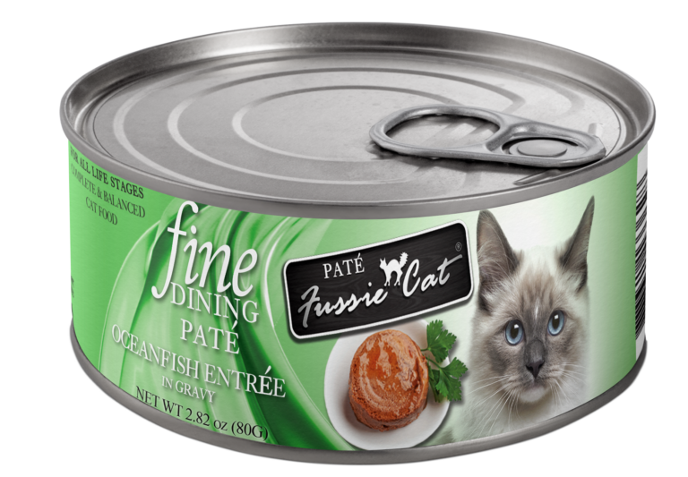 Fussie Cat Fine Dining Pate Oceanfish Entrée In Gravy 2.82-oz, Wet Cat Food, Case Of 24