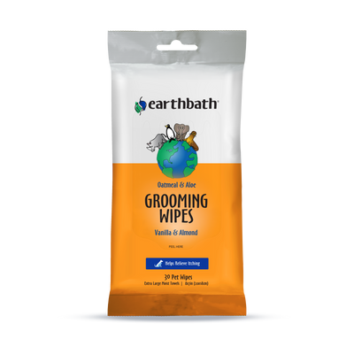 Grooming Wipes - Oatmeal & Aloe, 30 ct
