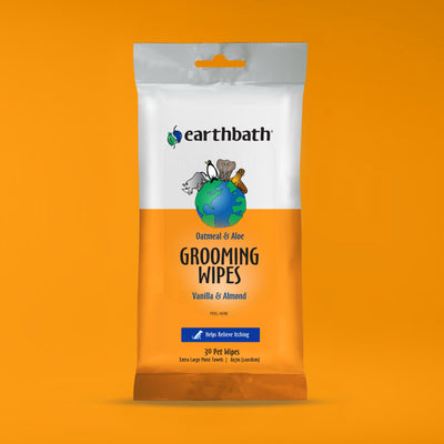 Grooming Wipes - Oatmeal & Aloe, 30 ct