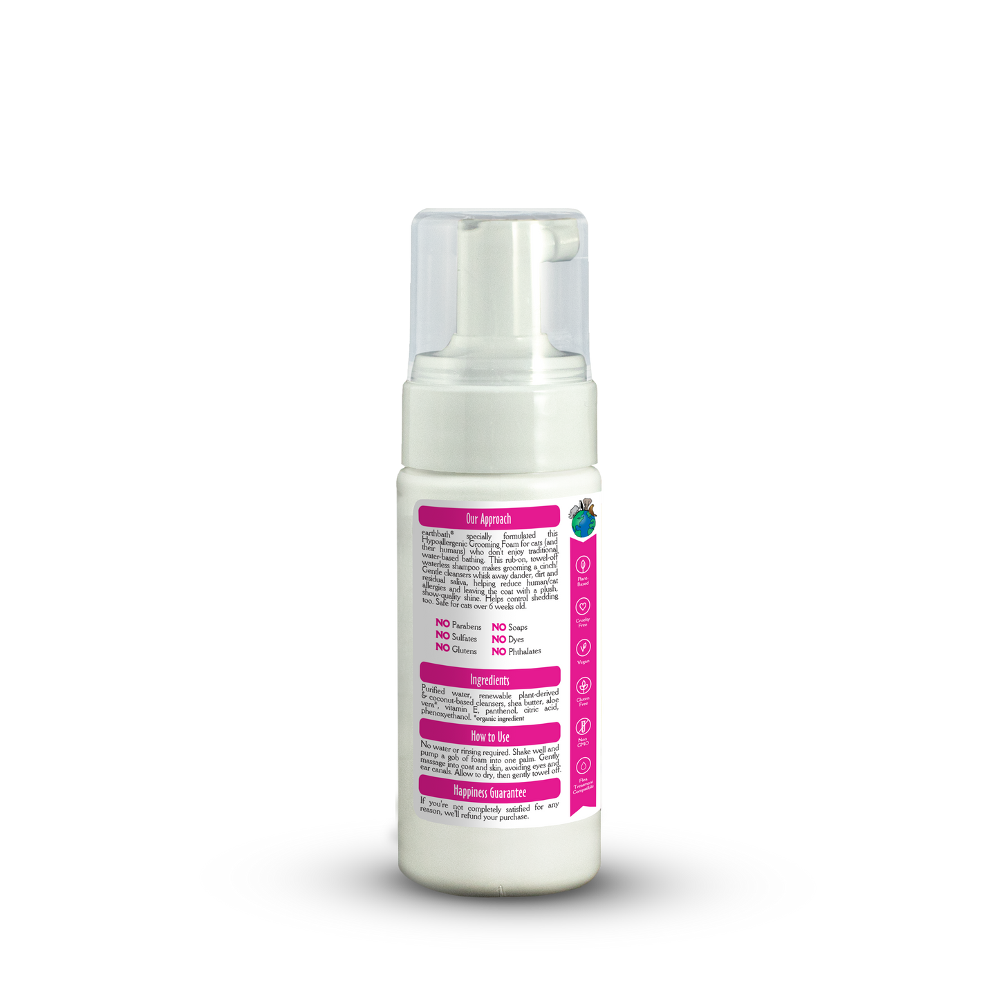 Hypoallergenic Cat Grooming Foam
