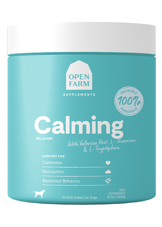 Open Farm Calming Health Supplement Chews for Dogs