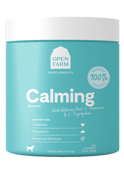 Open Farm Calming Health Supplement Chews for Dogs