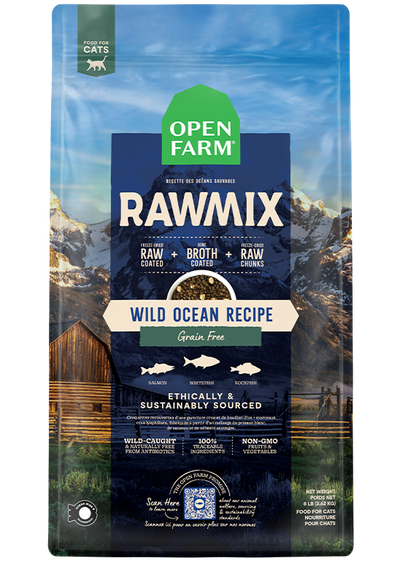 Open Farm RawMix Wild Ocean Grain-Free Cat Kibble