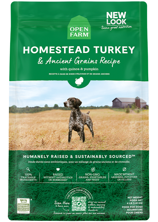 Open Farm Homestead Turkey & Ancient Grains Dog Kibble