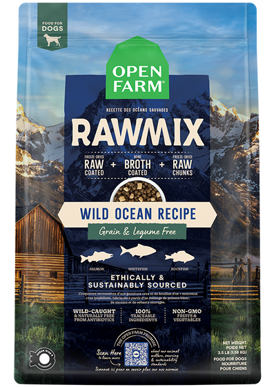 Open Farm RawMix Wild Ocean Grain-Free Dog Kibble
