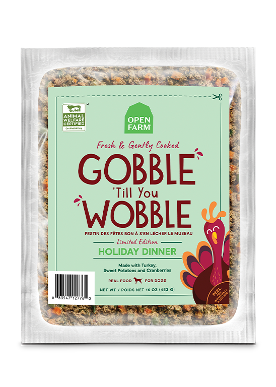 Open Farm Gobble 'Till You Wobble Gently Cooked Holiday Dinner