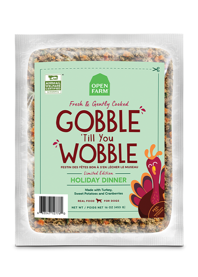 Open Farm Gobble 'Till You Wobble Gently Cooked Holiday Dinner
