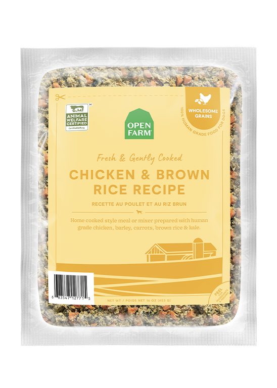 Open Farm Pet Harvest Chicken & Brown Rice Gently Cooked Recipe