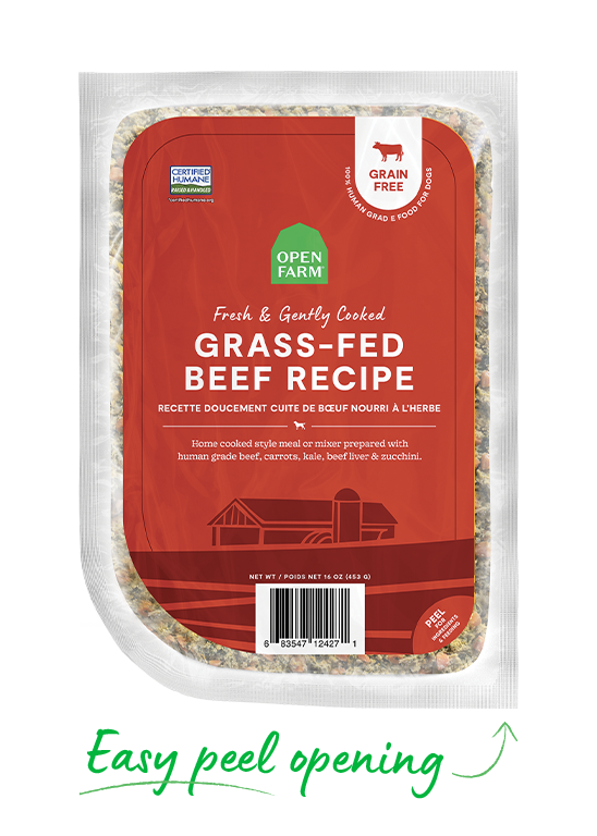 Open Farm Pet Grass-Fed Beef Gently Cooked Recipe
