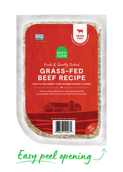 Open Farm Pet Grass-Fed Beef Gently Cooked Recipe