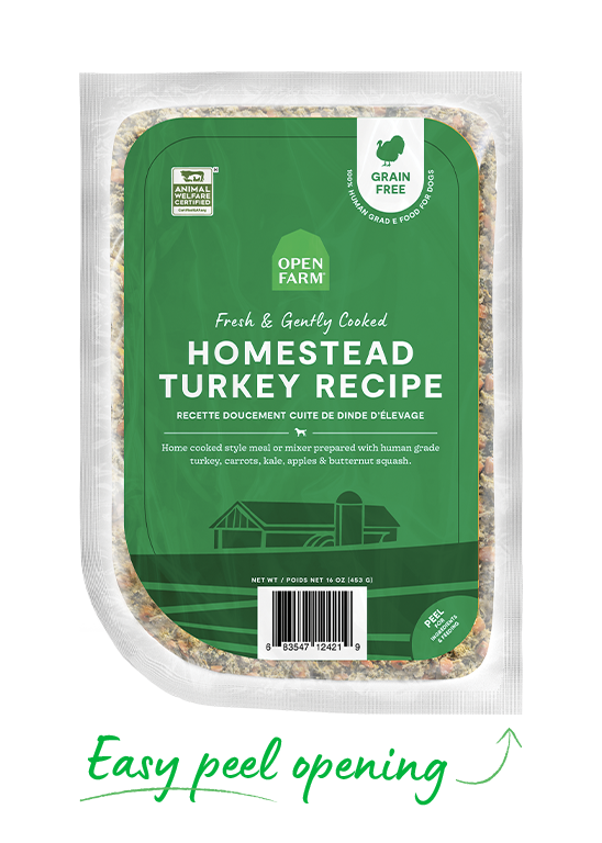 Open Farm Pet Homestead Turkey Gently Cooked Recipe