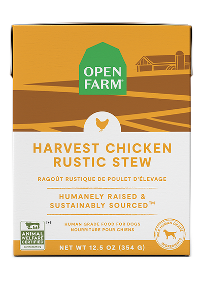 Open Farm Pet Harvest Chicken Rustic Stew Wet Dog Food