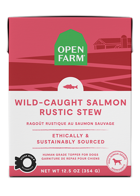 Open Farm Pet Wild-Caught Salmon Rustic Stew Wet Dog Food