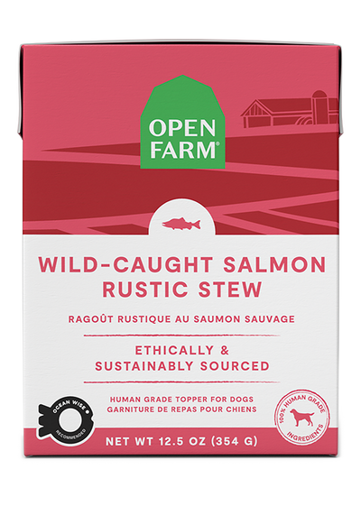 Open Farm Pet Wild-Caught Salmon Rustic Stew Wet Dog Food