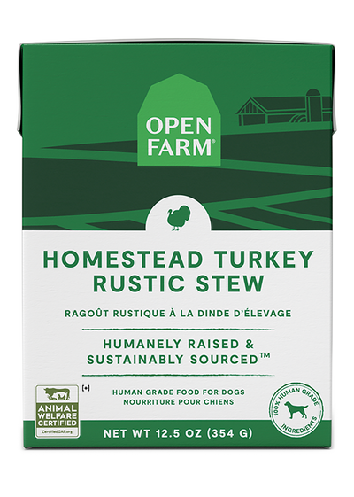 Open Farm Pet Homestead Turkey Rustic Stew Wet Dog Food