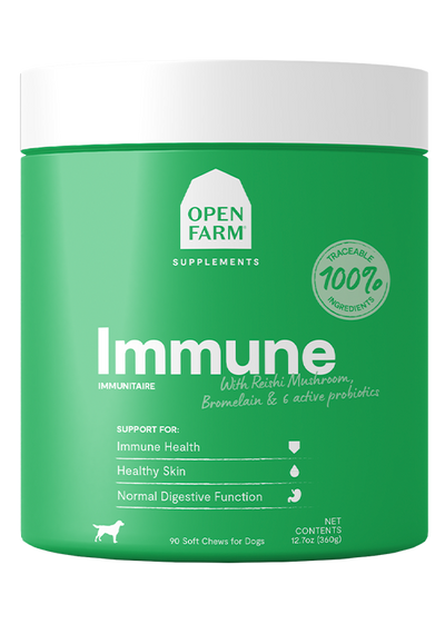 Open Farm Immune Health Supplement Chews for Dogs