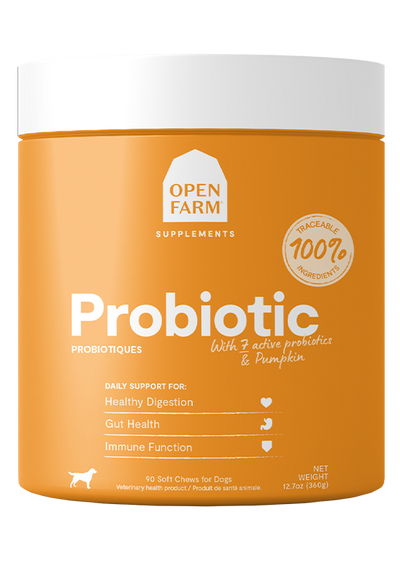 Open Farm Probiotic Food Supplement Chews for Dogs