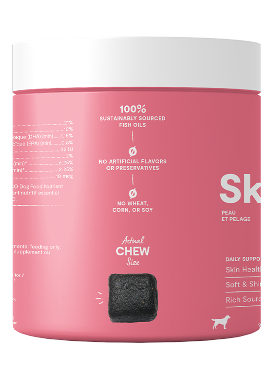 Open Farm Skin & Coat Food Supplement Chews for Dogs