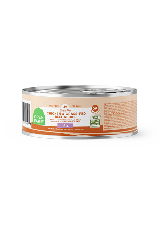 Open Farm Chicken & Grass-Fed Beef Pate for Cats