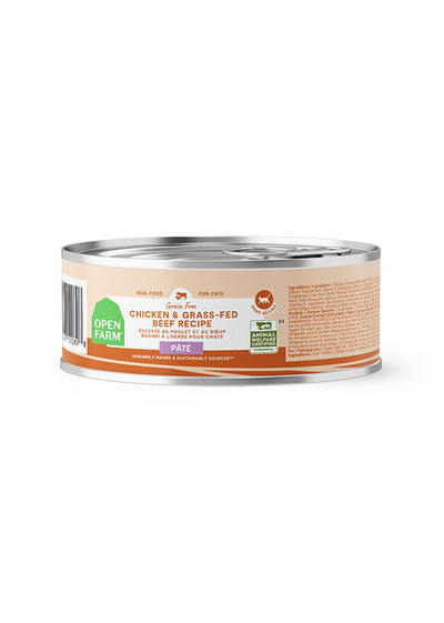 Open Farm Chicken & Grass-Fed Beef Pate for Cats