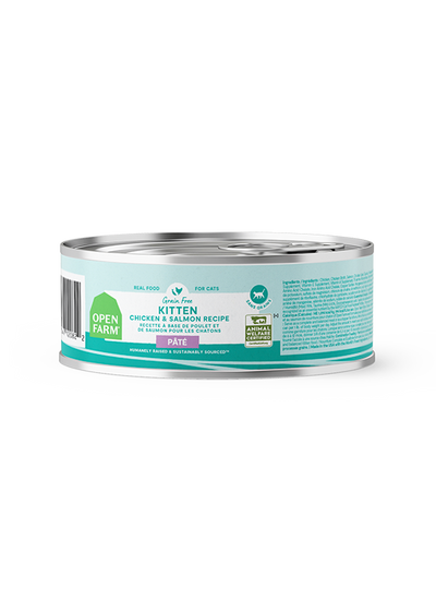 Open Farm Kitten Chicken & Salmon Pate for Cats
