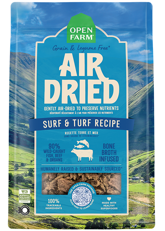 Open Farm Surf and Turf Air Dried Recipe for Dogs
