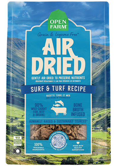 Open Farm Surf and Turf Air Dried Recipe for Dogs