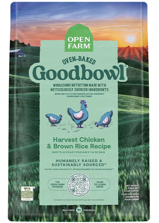 Open Farm Goodbowl Harvest Chicken & Brown Rice Dog Kibble