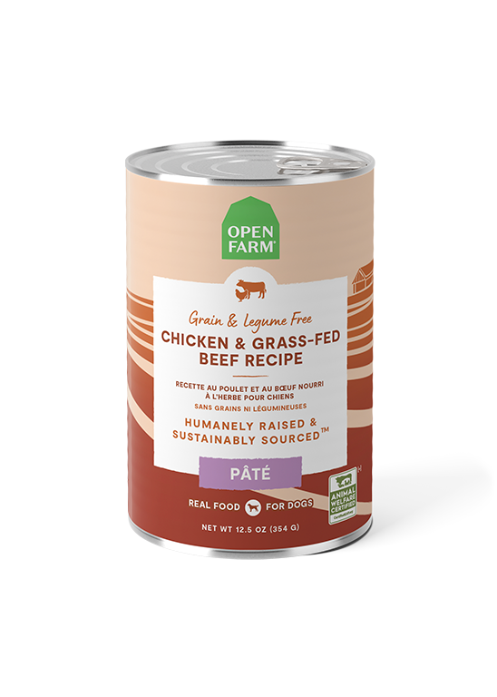 Open Farm Chicken & Grass-Fed Beef Pate for Dogs