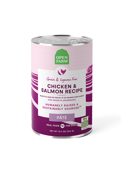 Open Farm Chicken & Salmon Pate for Dogs